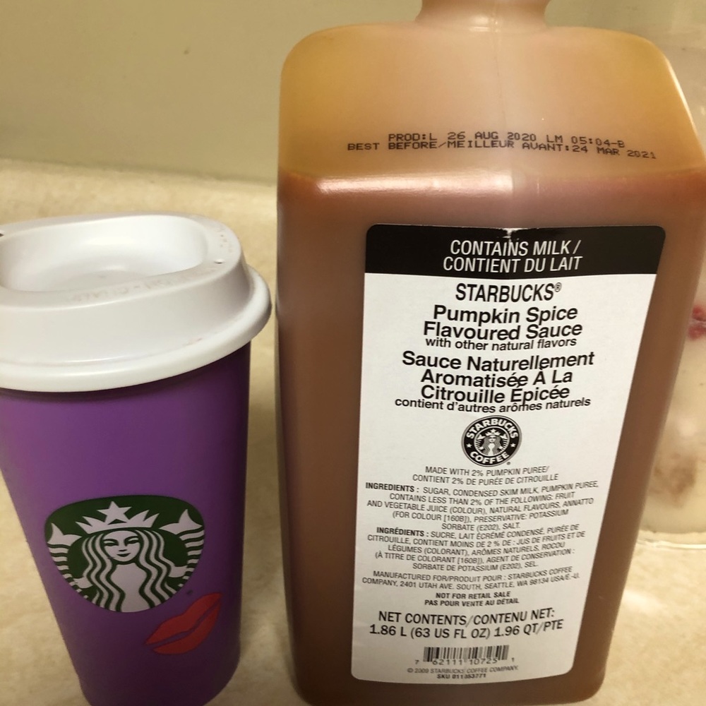 Starbucks Pumpkin Sauce - New!